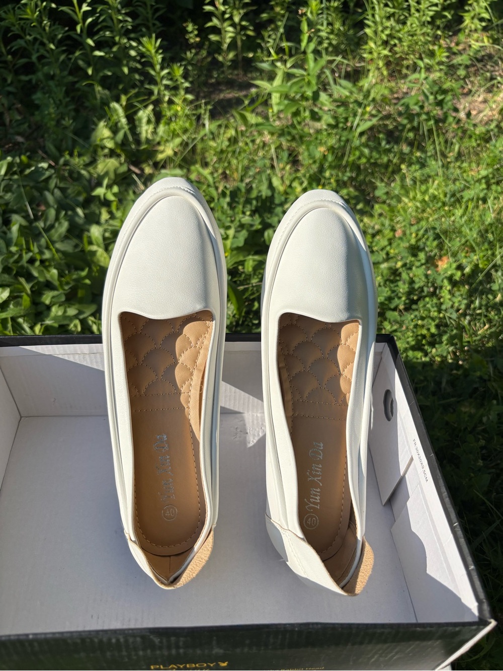 Classic White Slip-On Women's Flats
